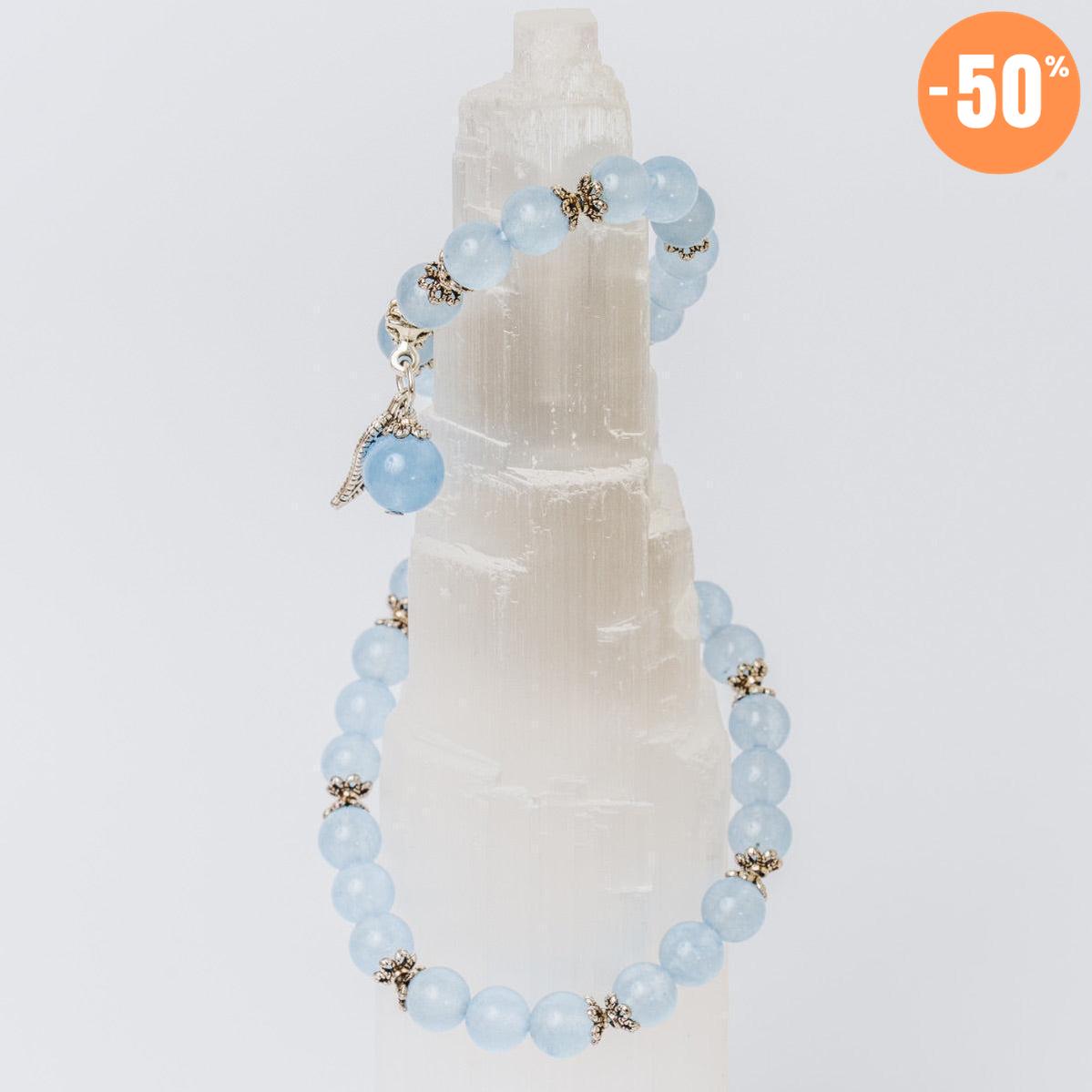 Bracelet «anti-fatigue» en calcedoine