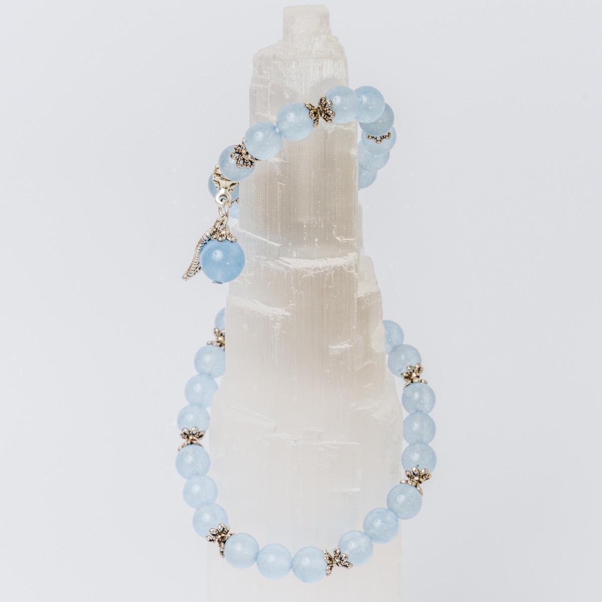 Bracelet «anti-fatigue» en calcedoine