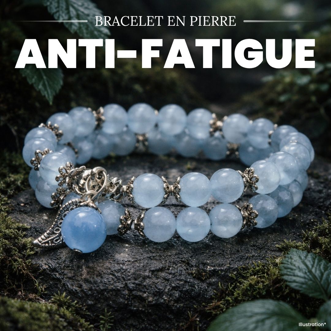 Bracelet «Anti-fatigue» en Calcédoine