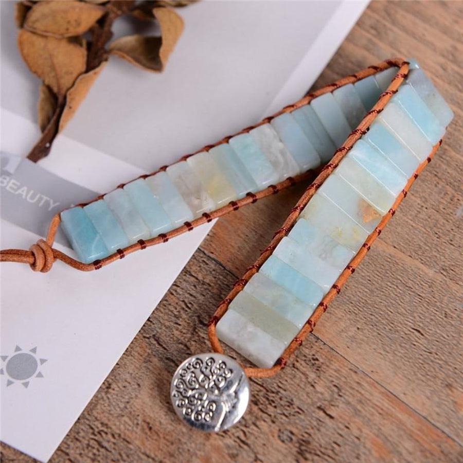 Bracelet «anti-stress» en Amazonite