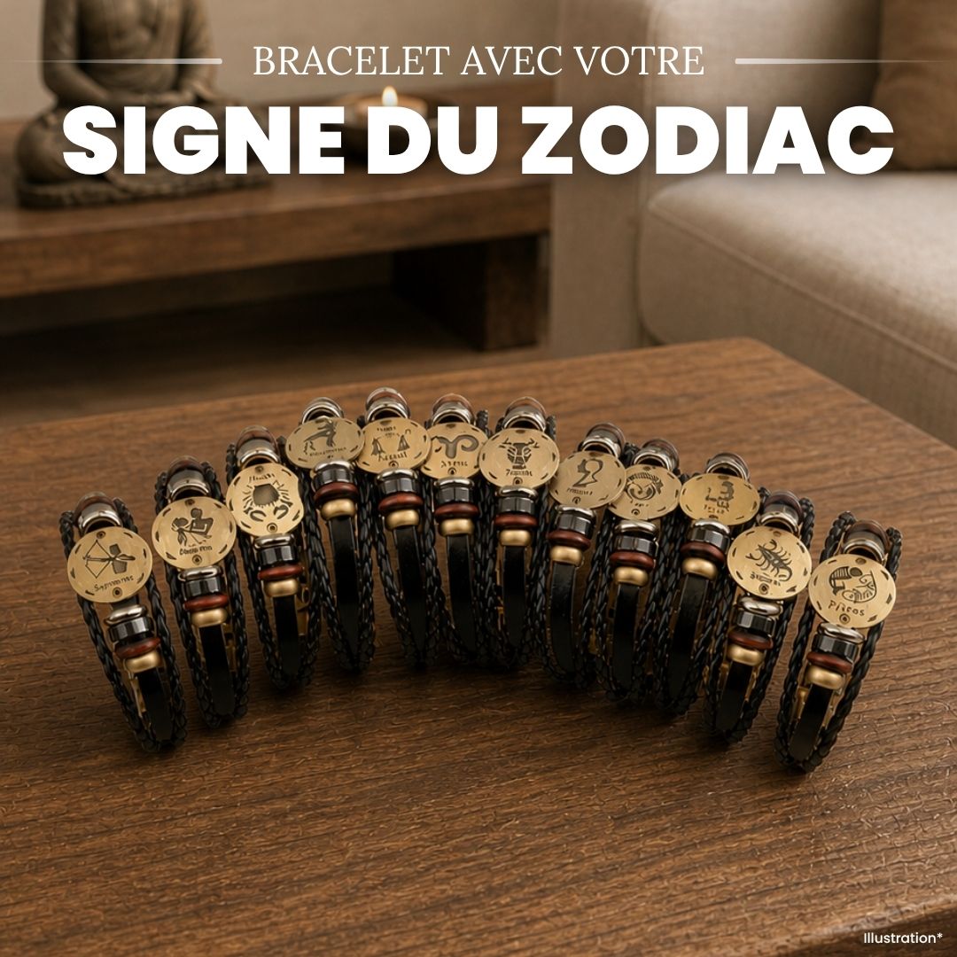 Bracelet avec votre signe du zodiac