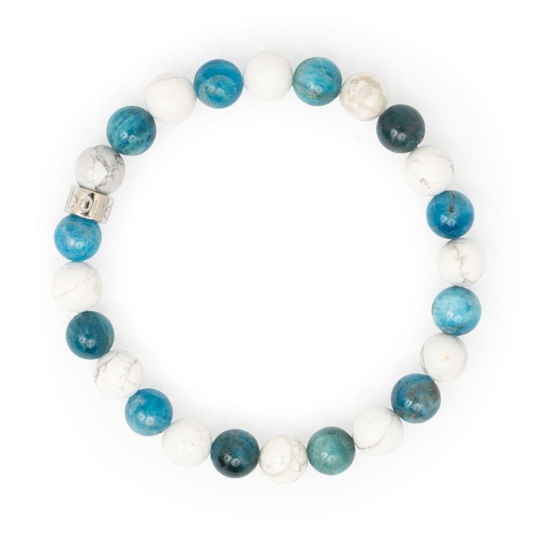 Bracelet « Bien-Être » en Apatite et Howlite