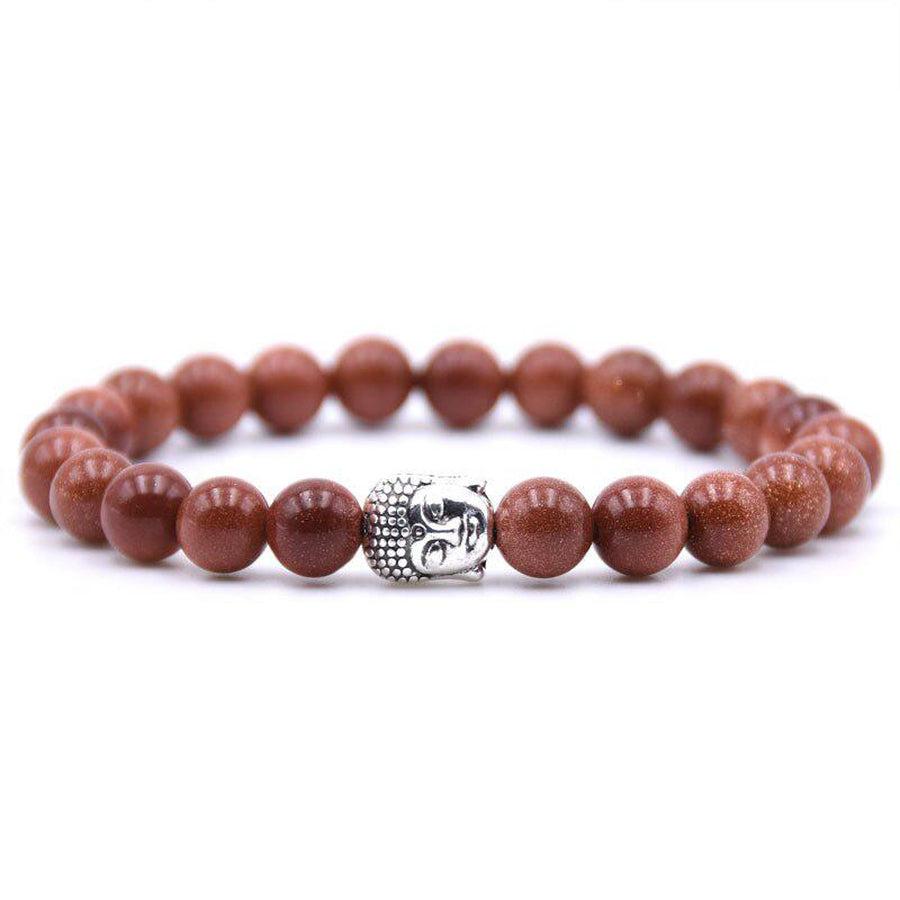Bracelet bouddha en pierres