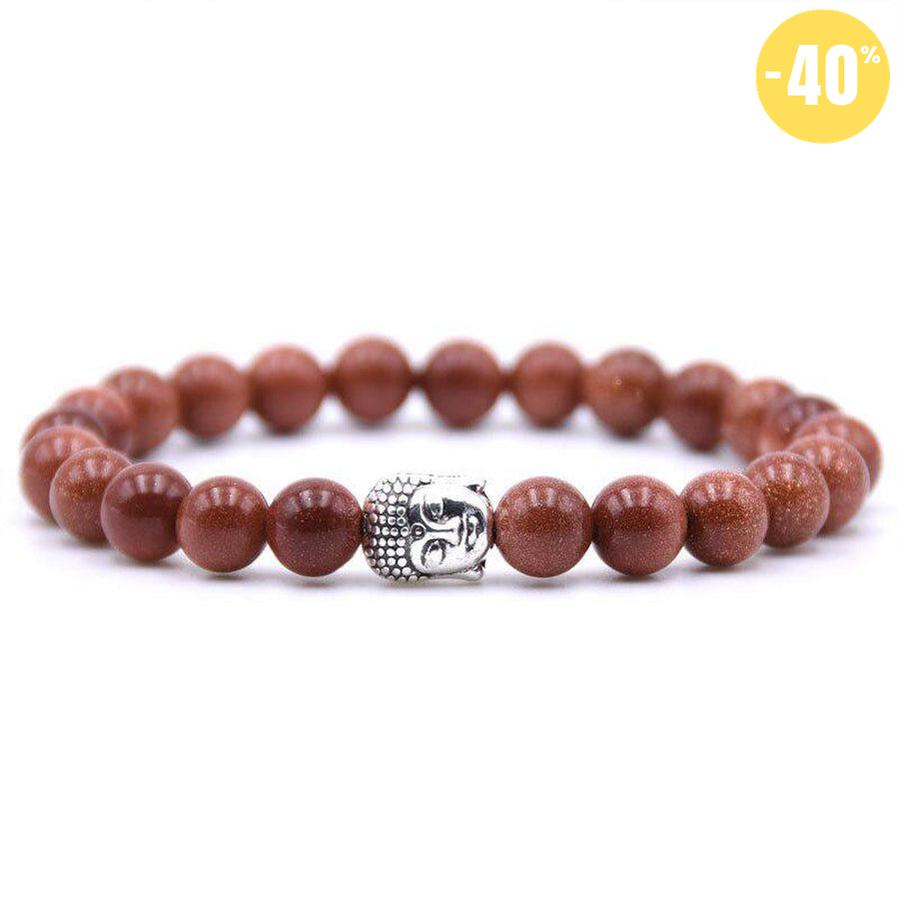 Bracelet bouddha en pierres