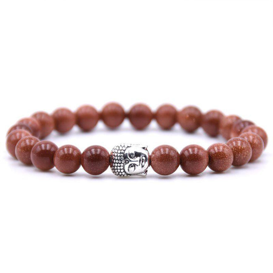 Bracelet bouddha en pierres