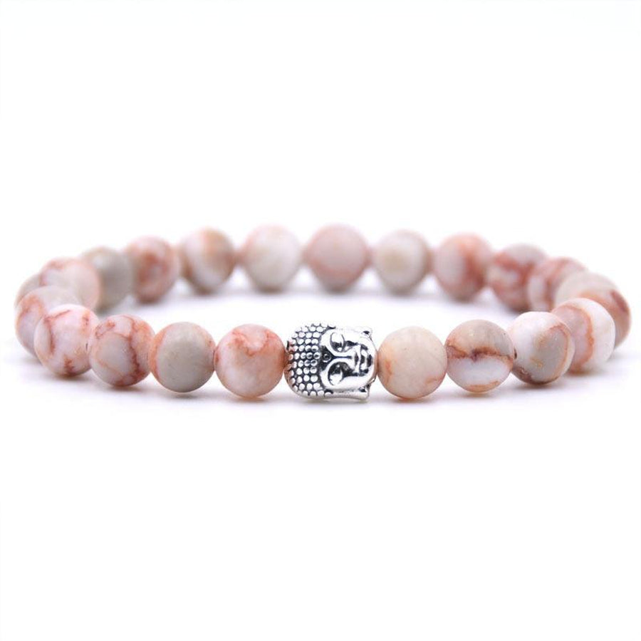 Bracelet bouddha en pierres