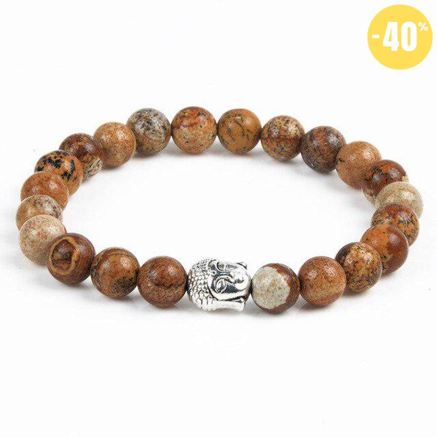 Bracelet bouddha en pierres