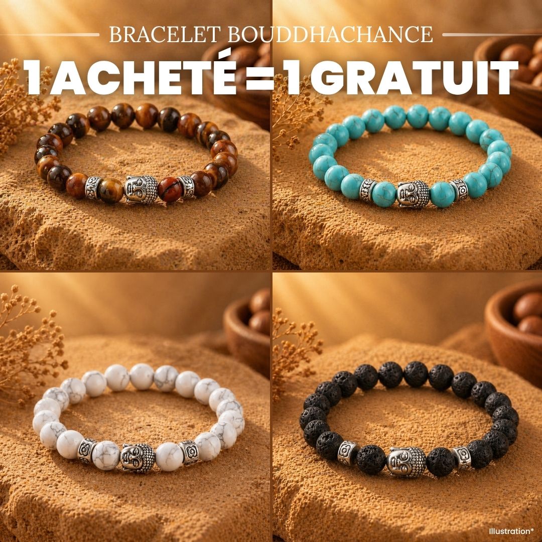 Bracelet Bouddhachance (1 acheté = 1 gratuit)