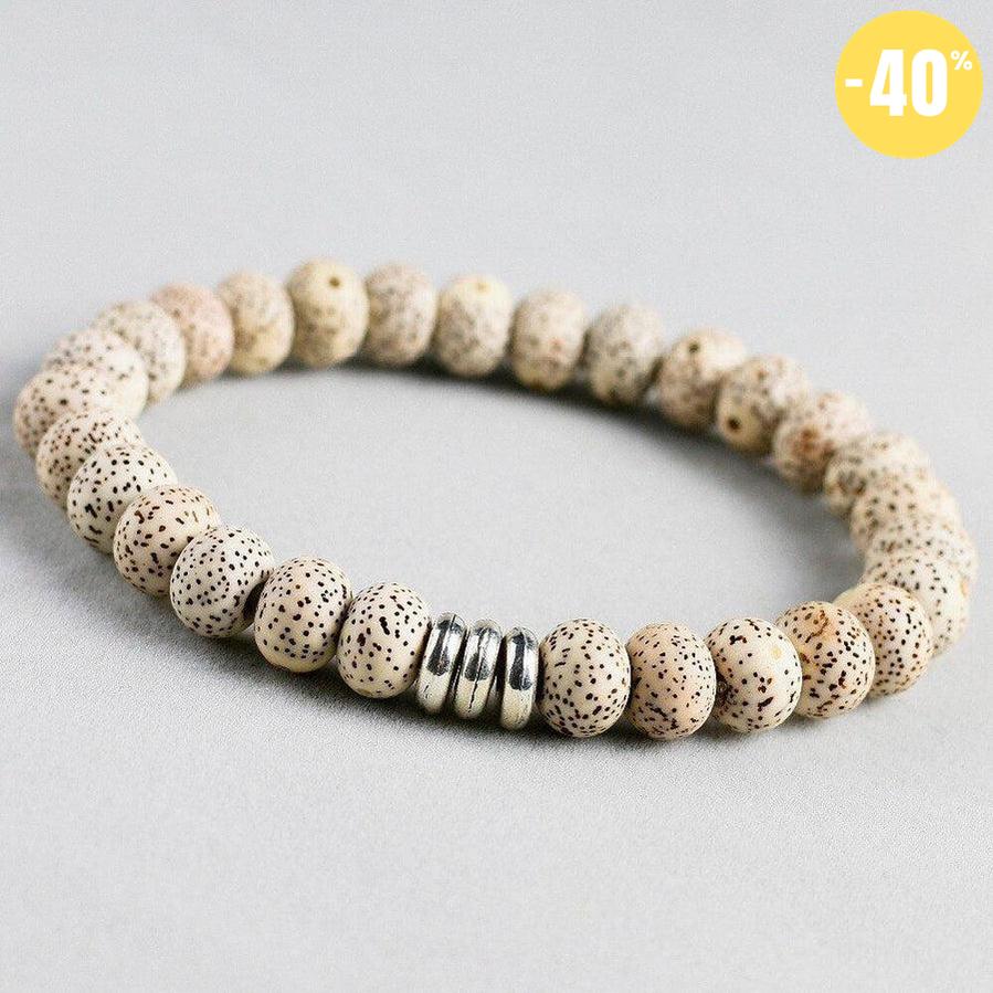 Bracelet bouddhiste tibétain en graines de Bodhi