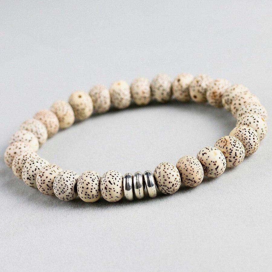 Bracelet bouddhiste tibétain en graines de Bodhi
