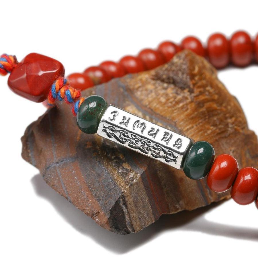 Bracelet de chance en Jaspe rouge