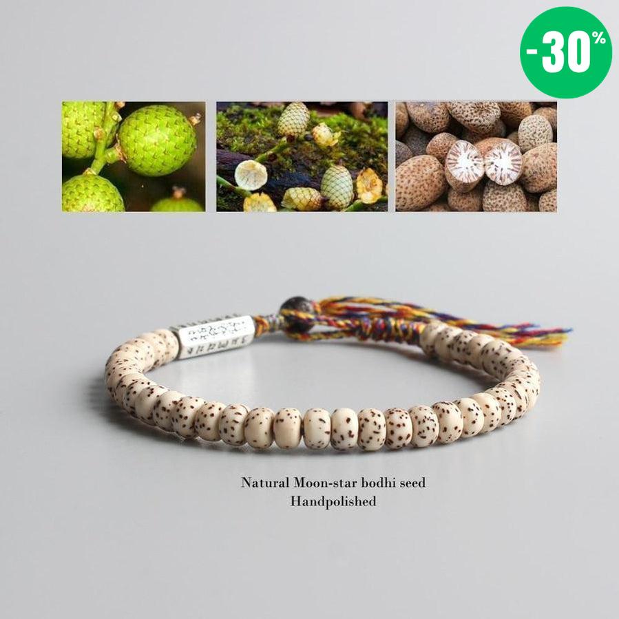 Bracelet de méditation en graines de Bodhi