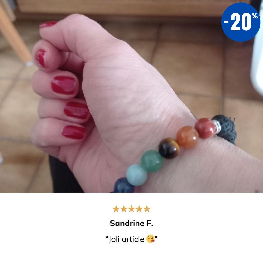 Bracelet d'harmonisation des 7 Chakras