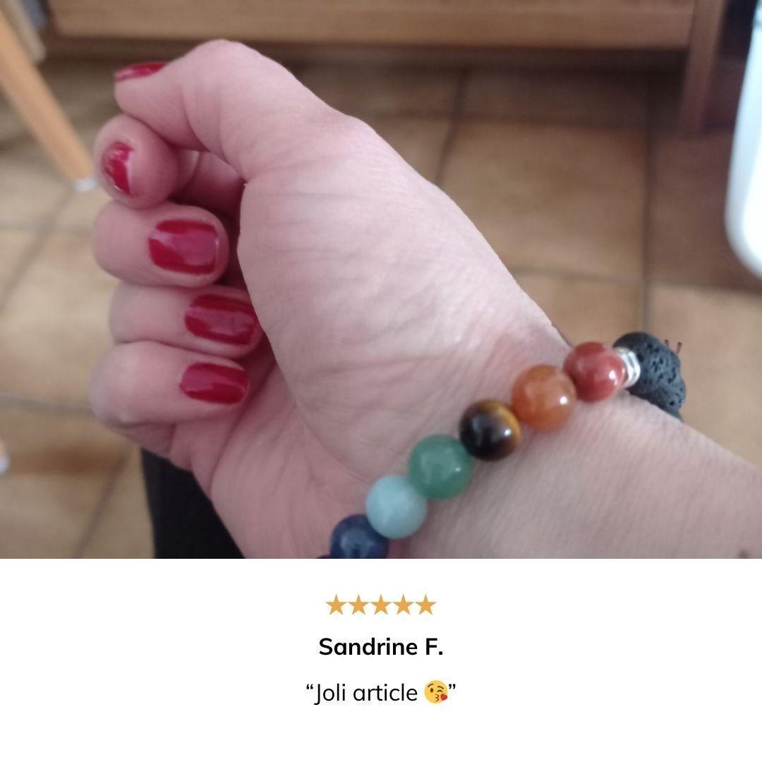 Bracelet d'harmonisation des 7 Chakras