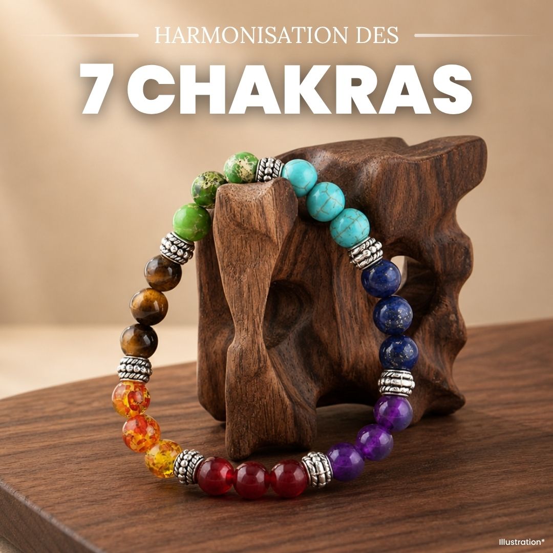 Bracelet d'harmonisation des 7 Chakras