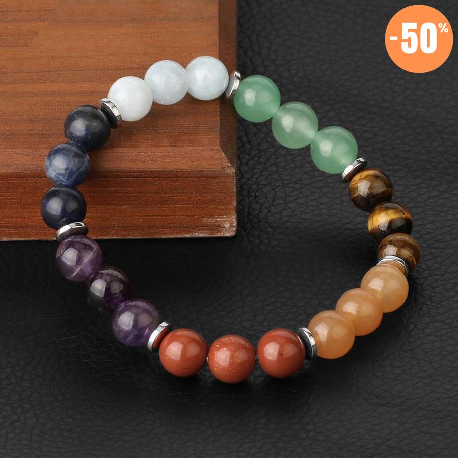 Bracelet d'harmonisation des 7 chakras