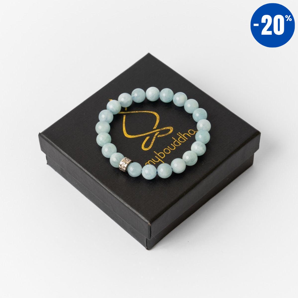 Bracelet « d’Intuition » en Aigue-Marine du Brésil