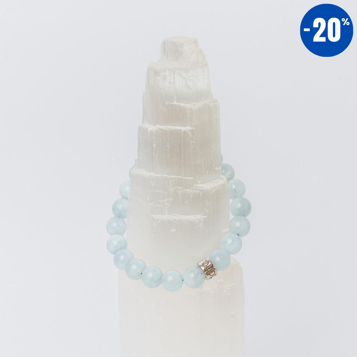 Bracelet « d’Intuition » en Aigue-Marine du Brésil