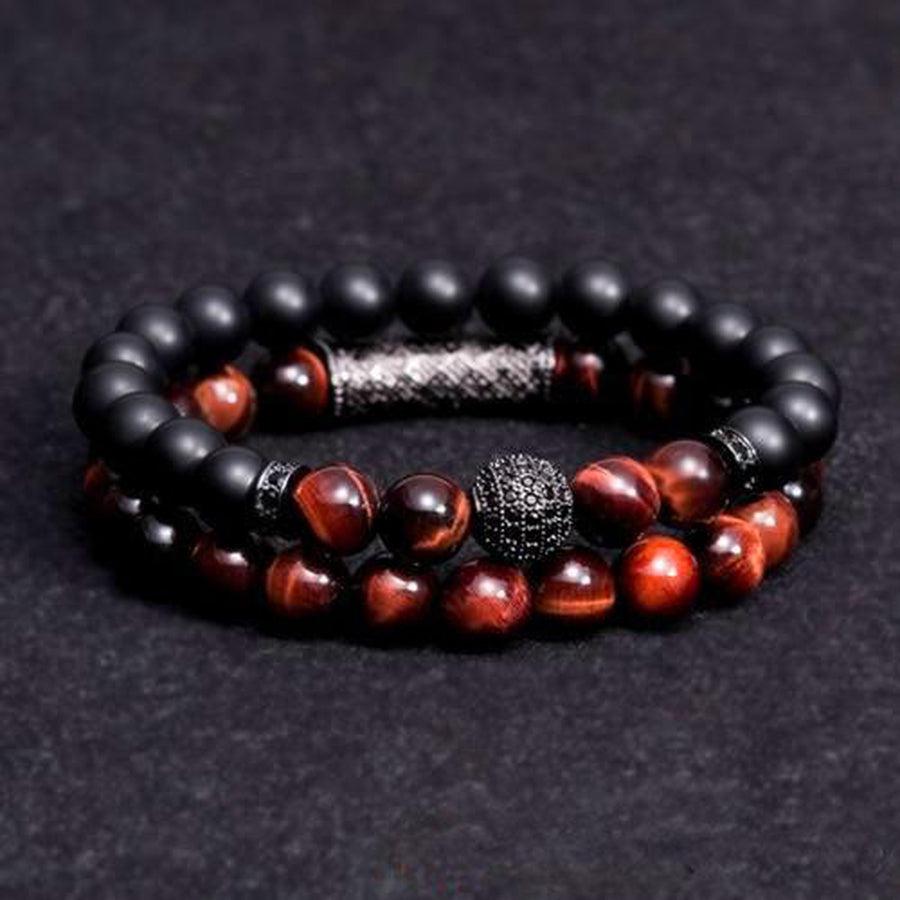 Bracelet double «Protection et Puissance»