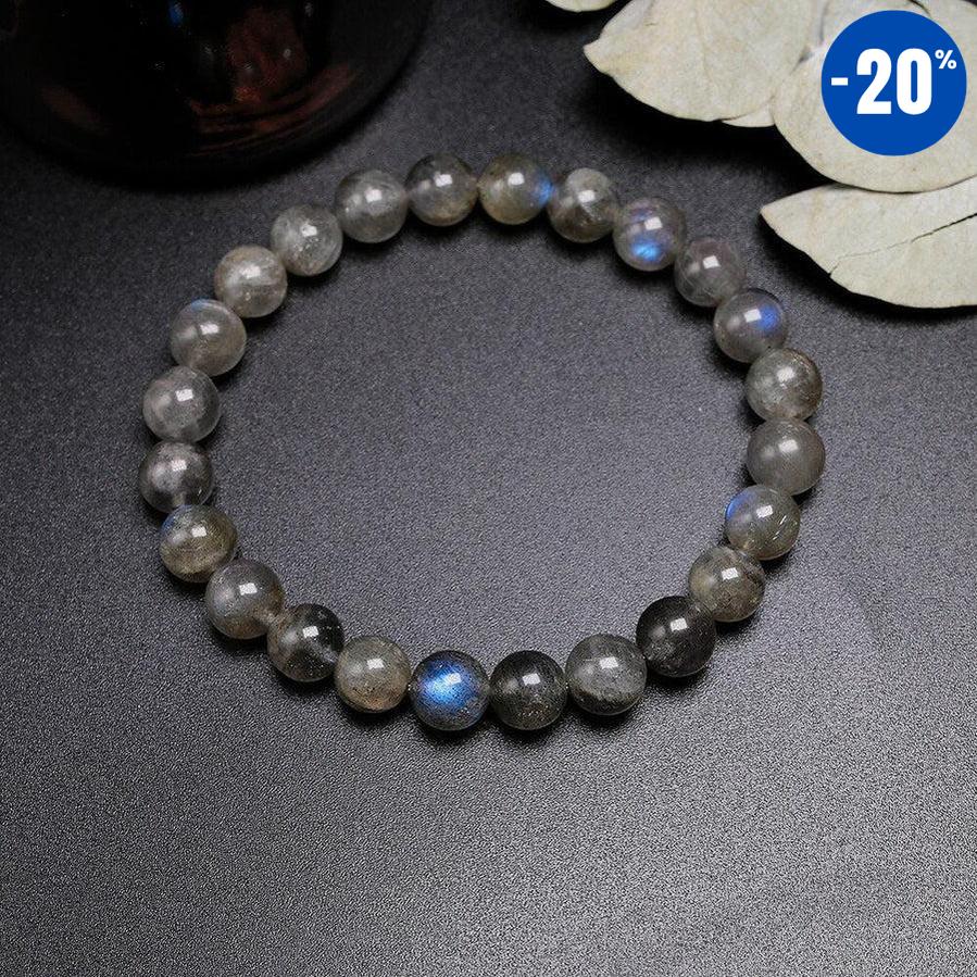 Bracelet du Thérapeute en Labradorite Grise