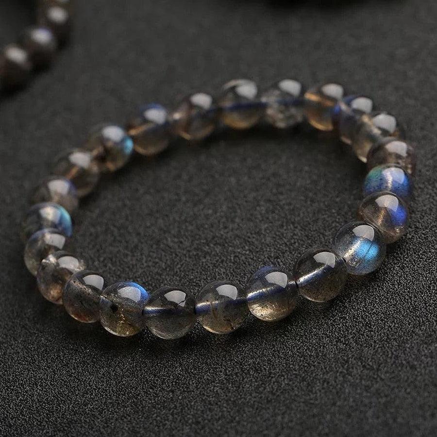Bracelet du Thérapeute en Labradorite Grise