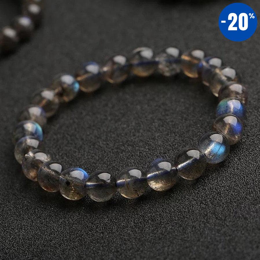 Bracelet du Thérapeute en Labradorite Grise