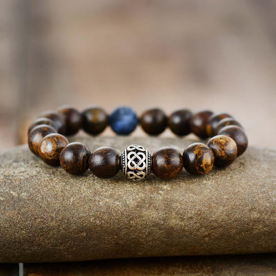 Bracelet en Bronzite tibétaine