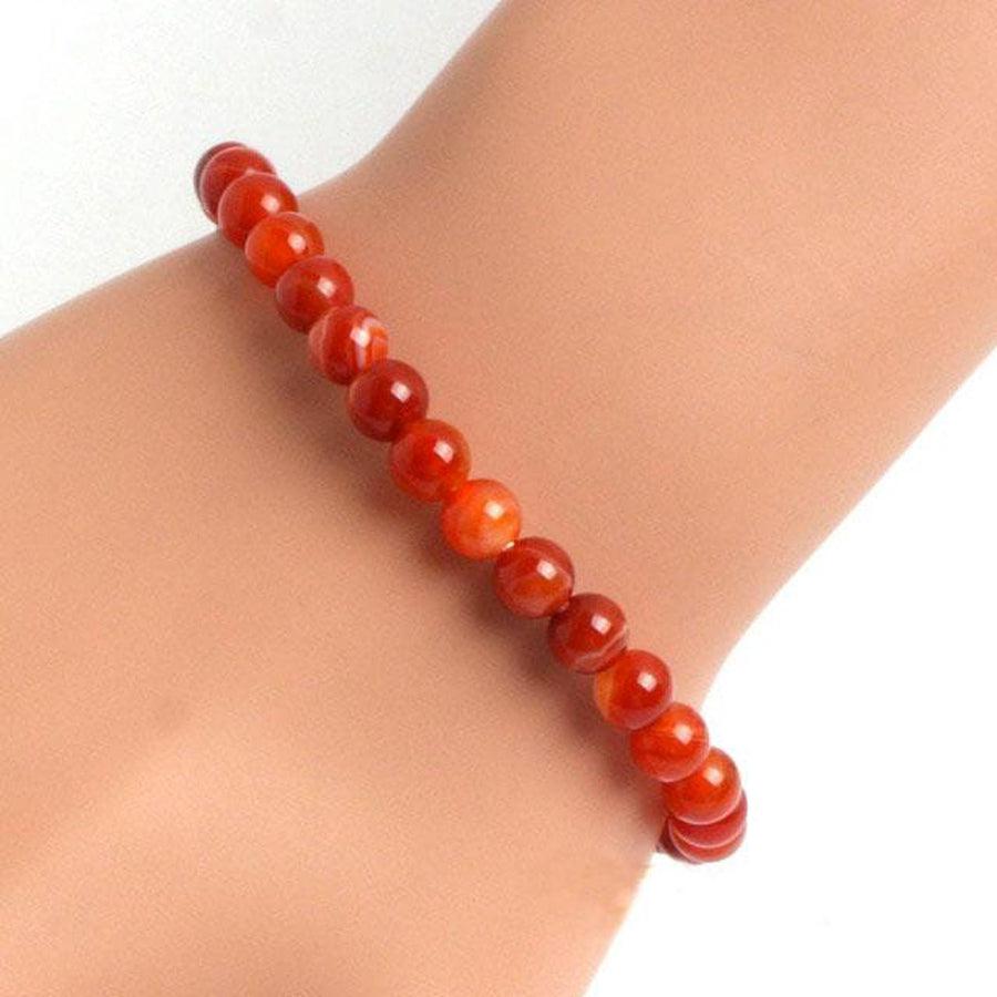 Bracelet en Cornaline rouge