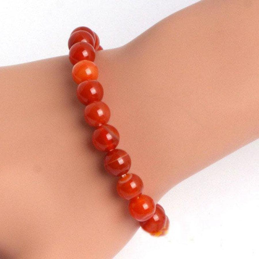 Bracelet en Cornaline rouge