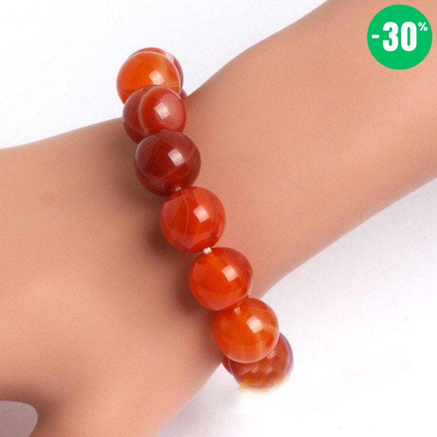 Bracelet en Cornaline rouge