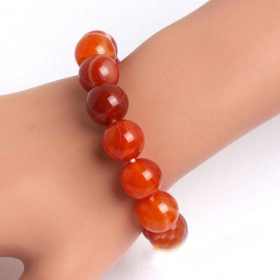 Bracelet en Cornaline rouge