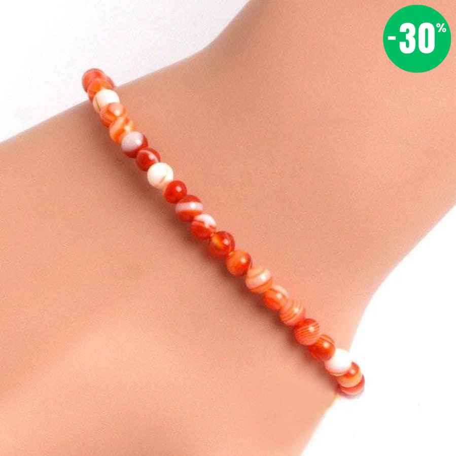 Bracelet en Cornaline rouge