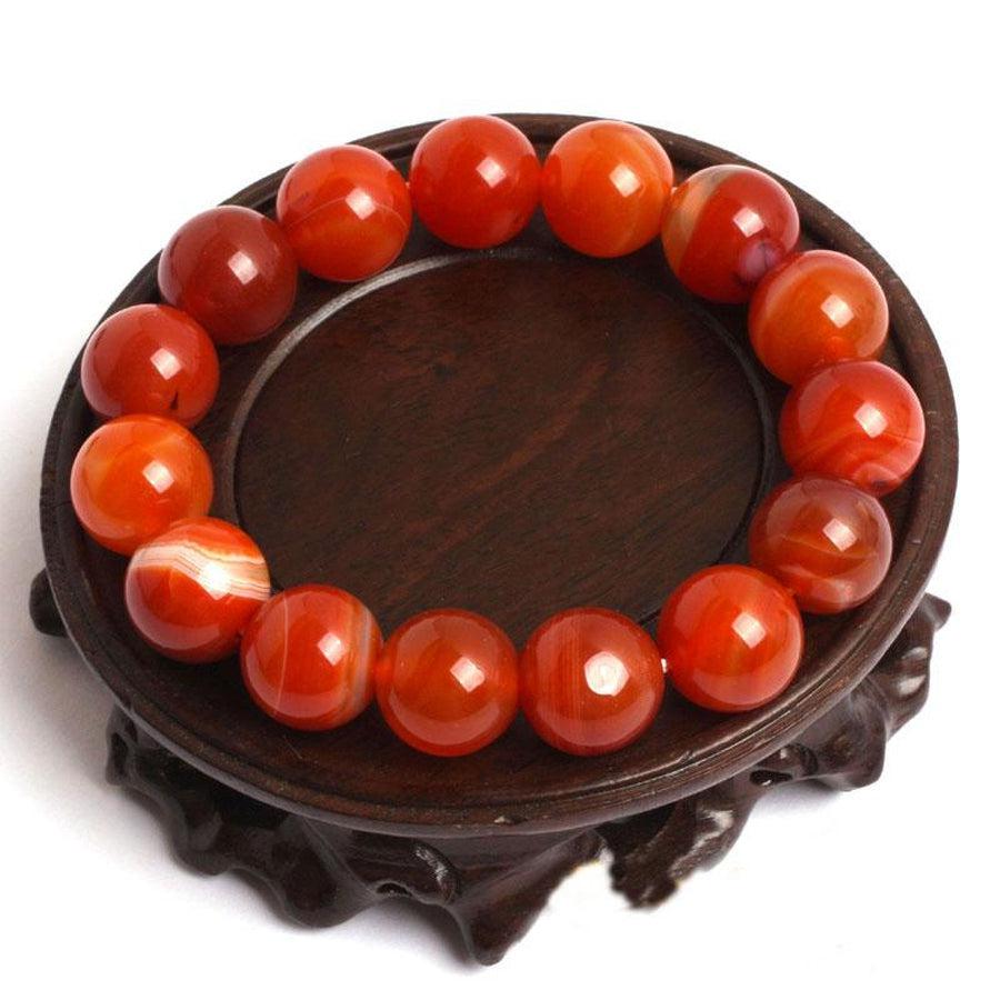 Bracelet en Cornaline rouge