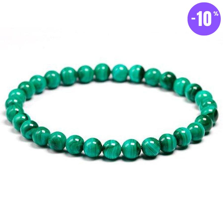Bracelet en malachite « Réduction des Douleurs »