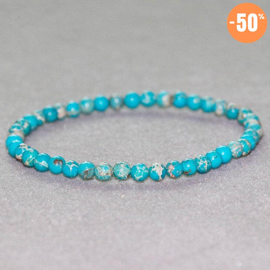 Bracelet en mini pierres de Turquoise