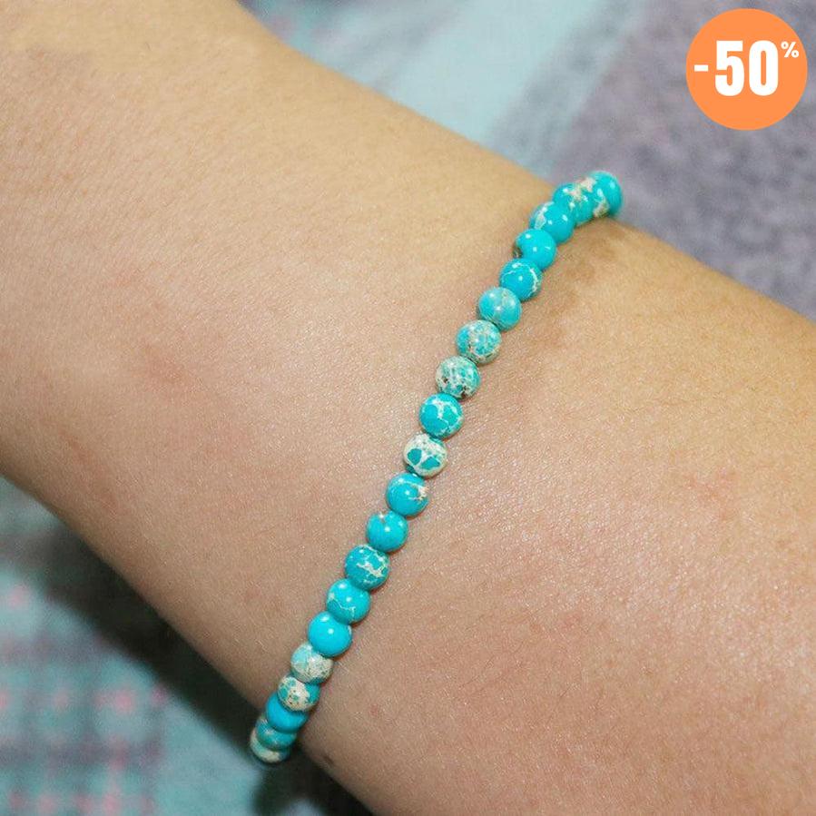 Bracelet en mini pierres de Turquoise