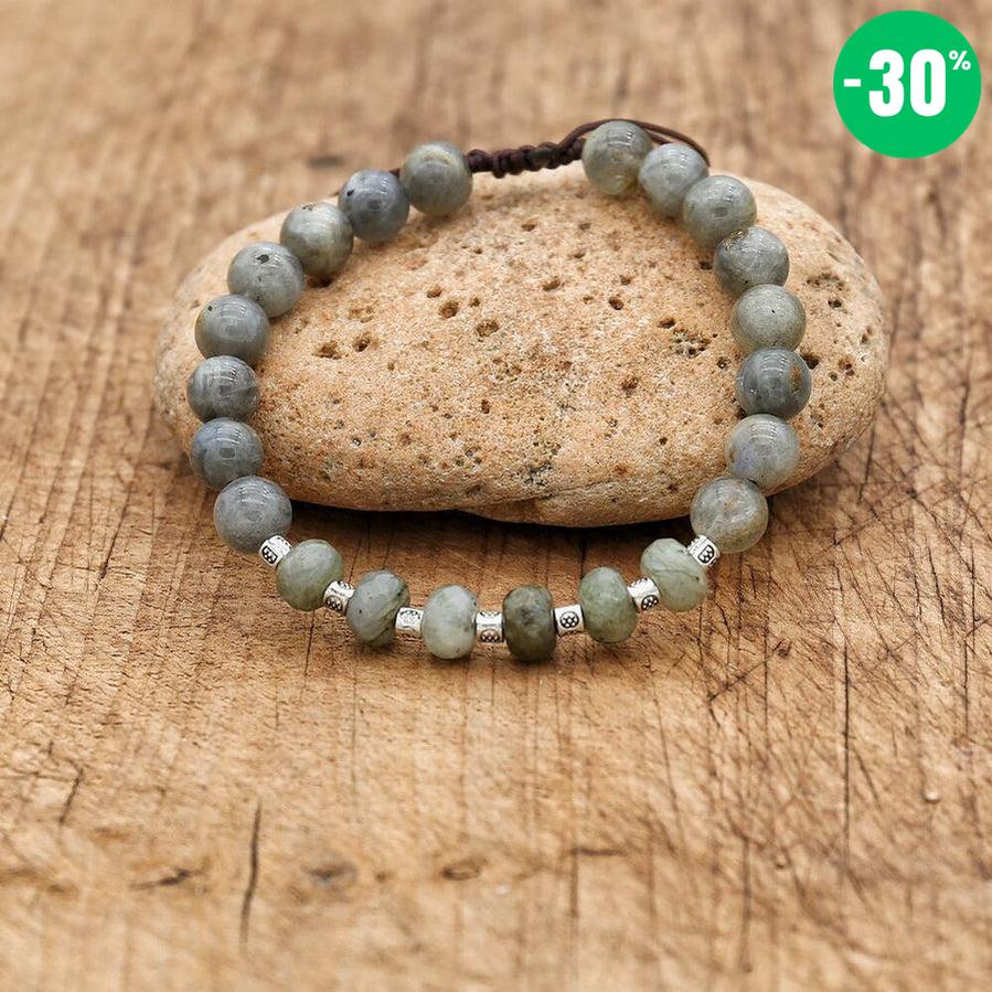 Bracelet en perles de Labradorite véritable
