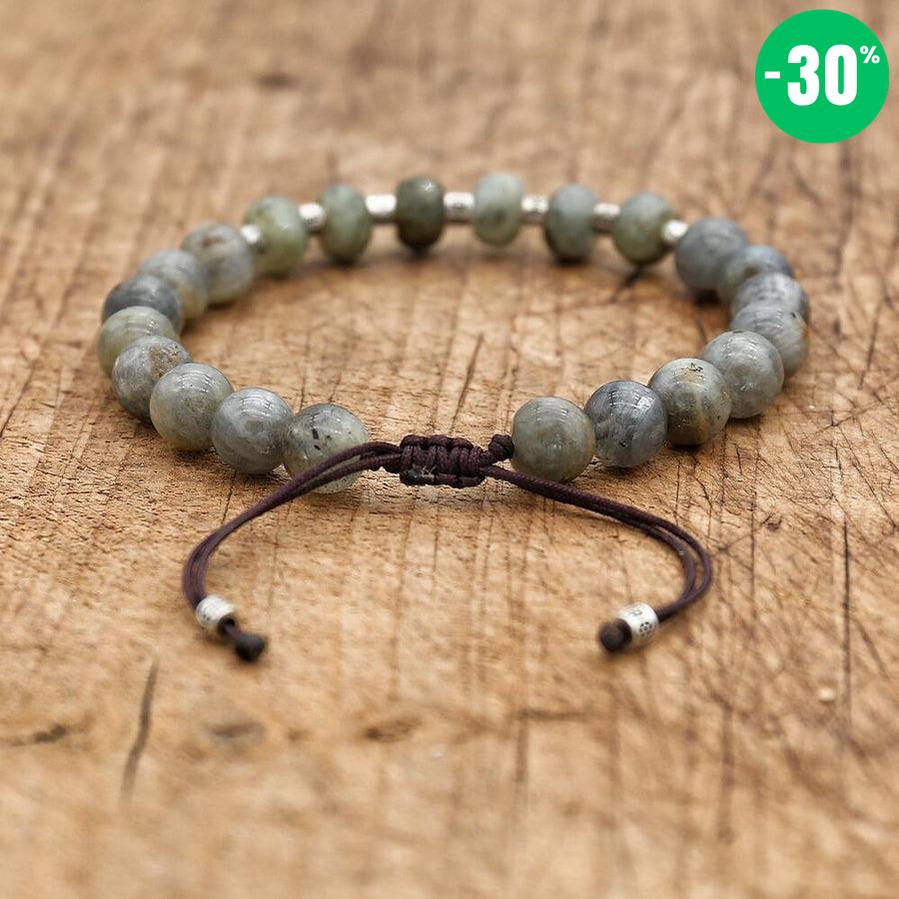 Bracelet en perles de Labradorite véritable