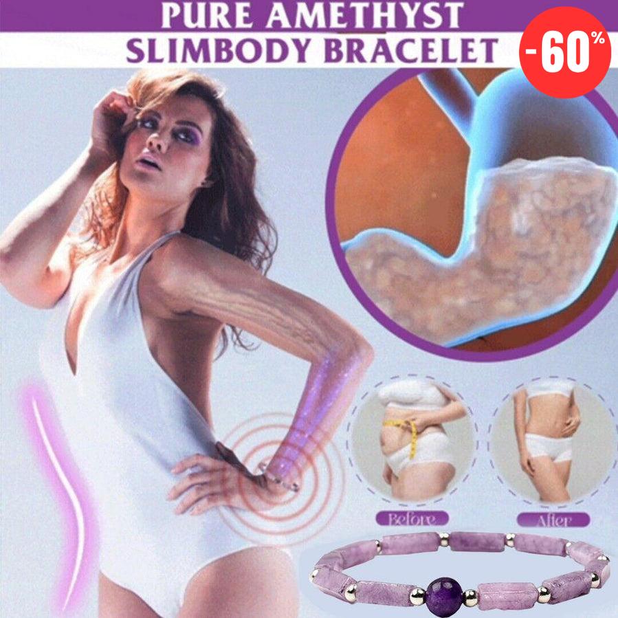 Bracelet en pierres d’Améthyste