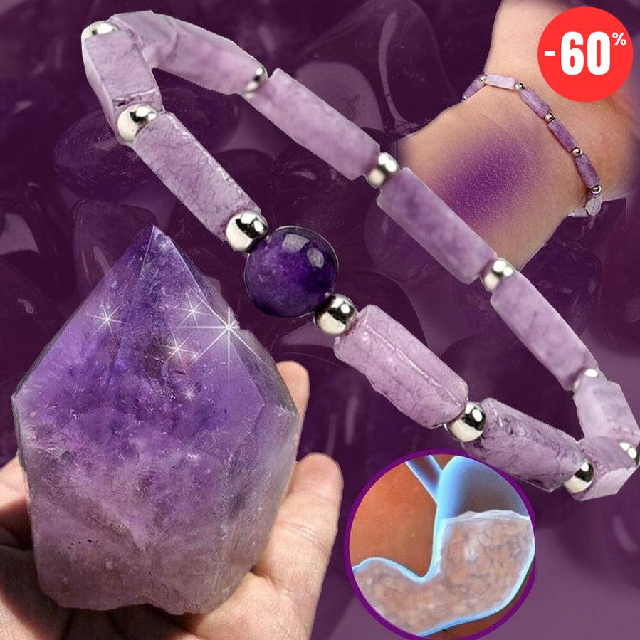 Bracelet en pierres d’Améthyste