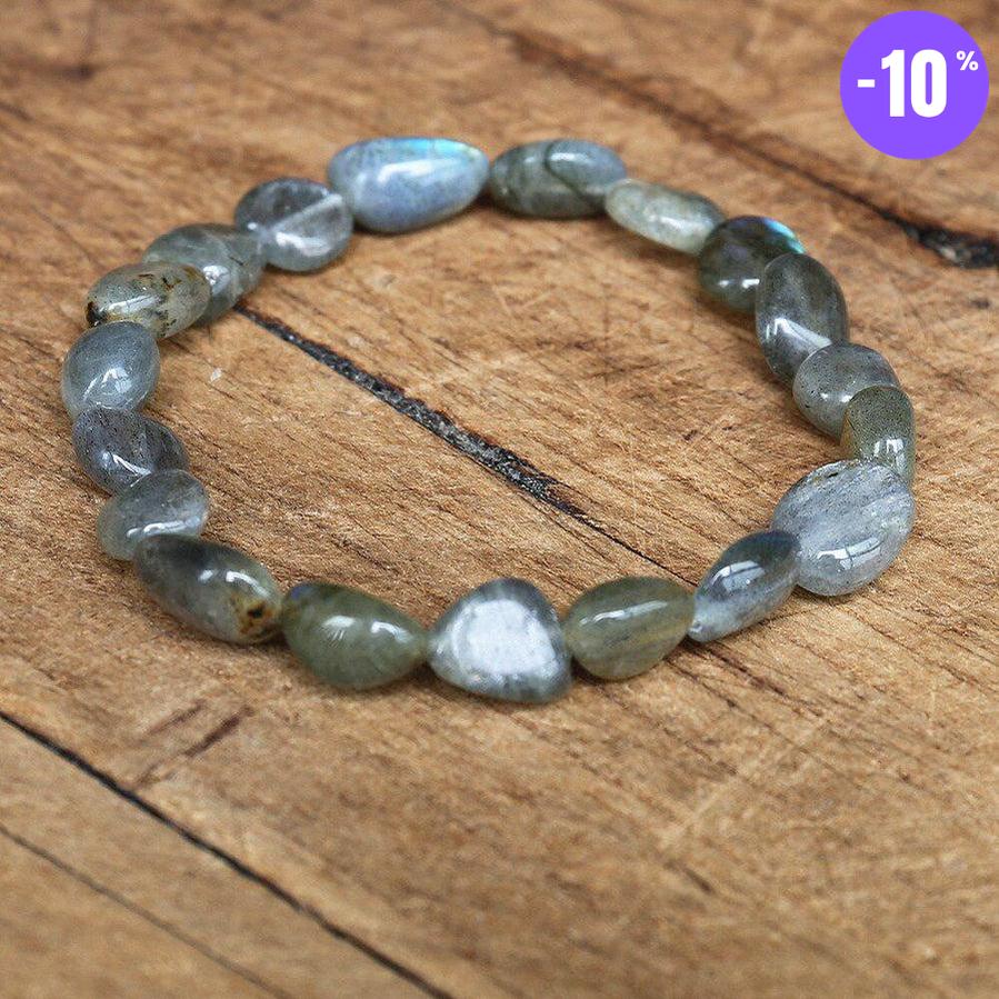 Bracelet en pierres de Labradorite