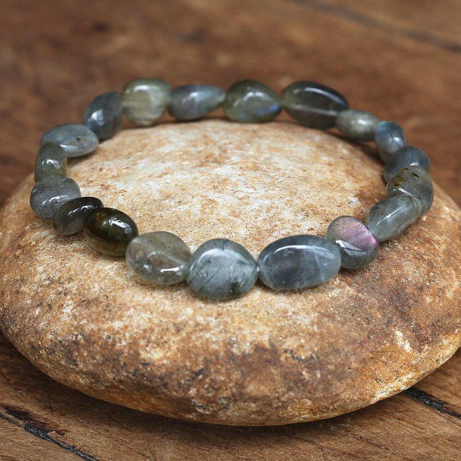 Bracelet en pierres de Labradorite