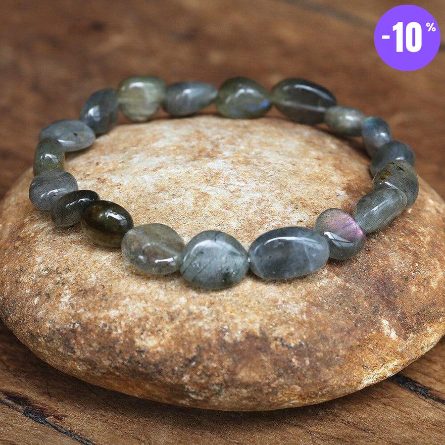 Bracelet en pierres de Labradorite