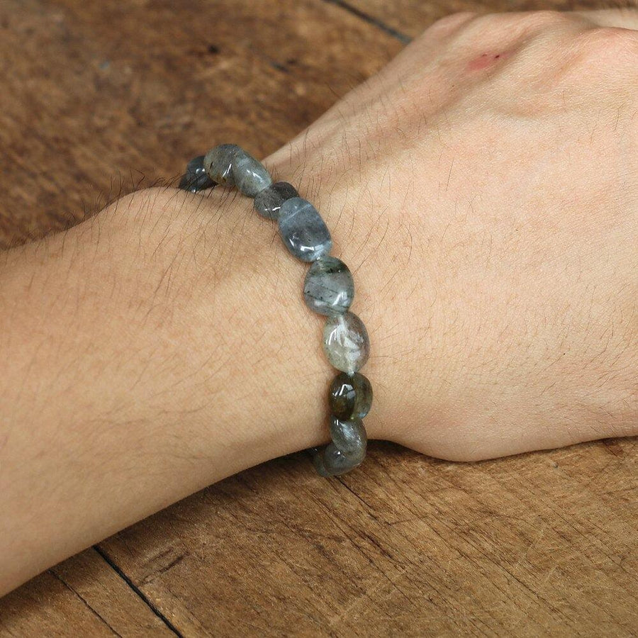 Bracelet en pierres de Labradorite