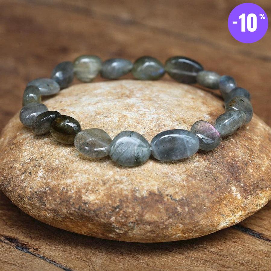 Bracelet en pierres de Labradorite