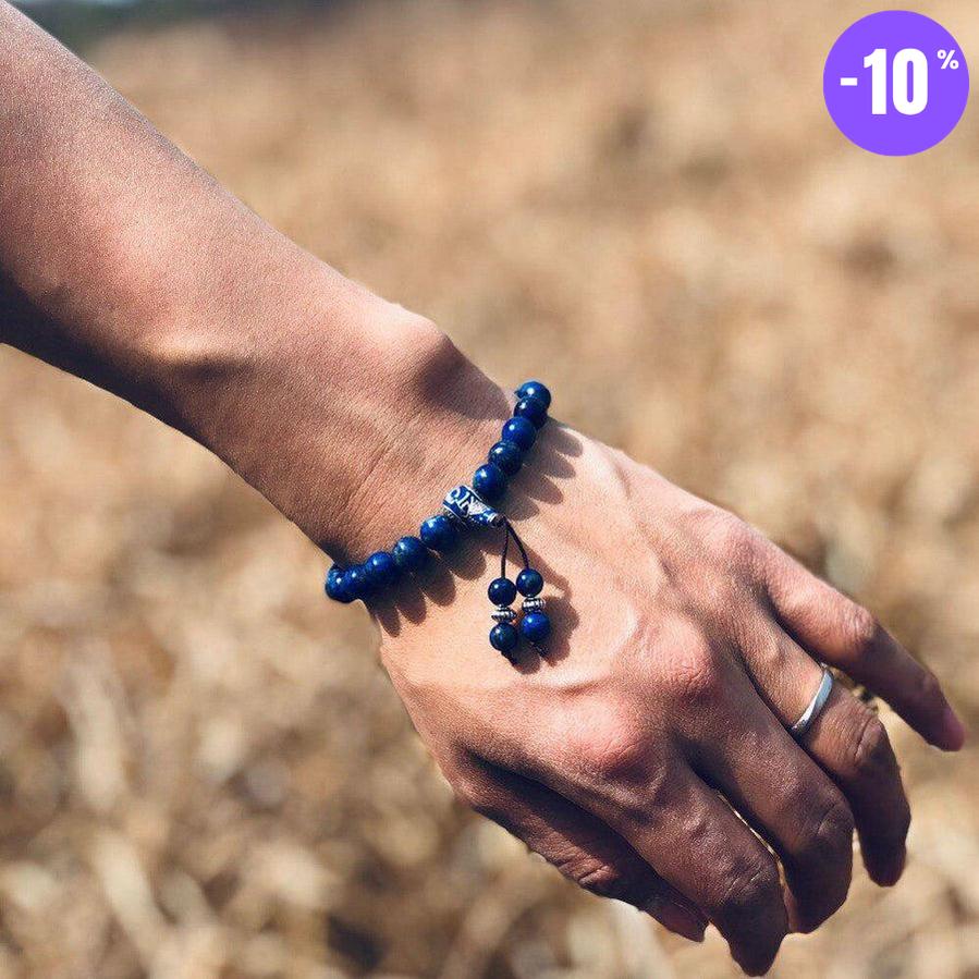 Bracelet en Pierres de Lapis Lazuli