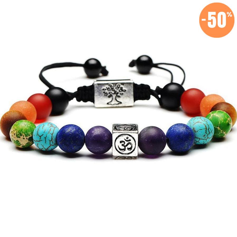 Bracelet «énergie positive» des 7 Chakras