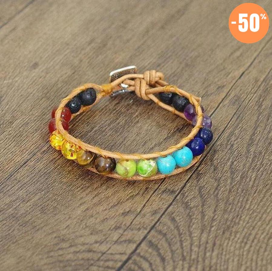 Bracelet «énergie positive» des 7 chakras