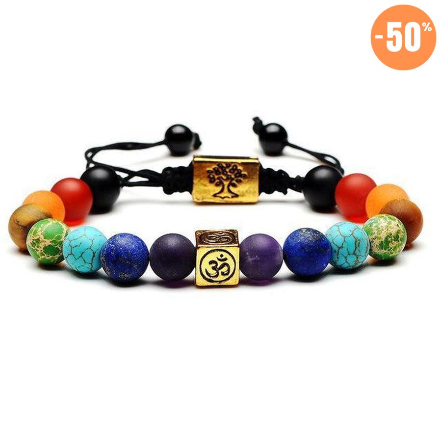 Bracelet «énergie positive» des 7 Chakras
