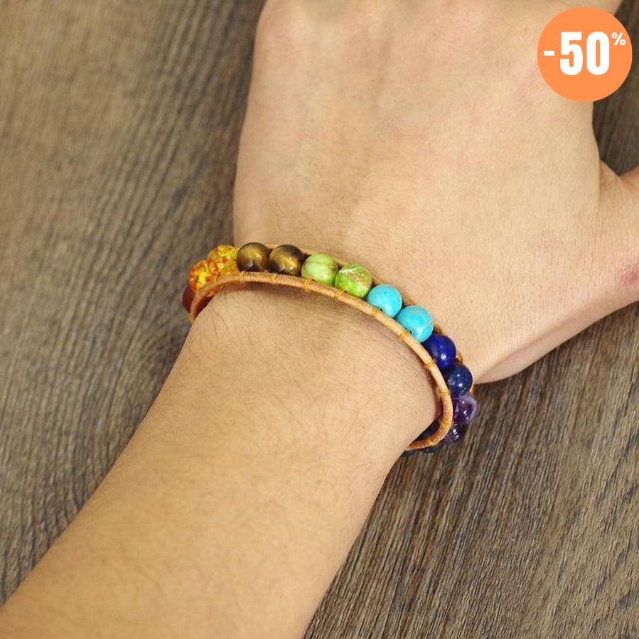 Bracelet «énergie positive» des 7 chakras